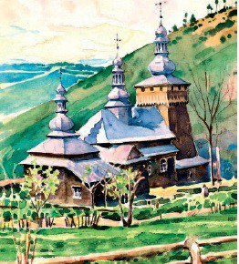 Cerkiew w Miliku, mal. Anton Warywoda